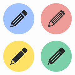 Pen icon set.