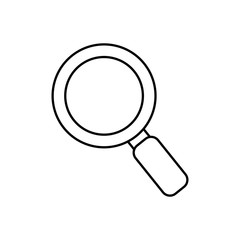 isolated magnifying glass icon vector illustration graphic design