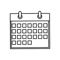 Isolated calendar date icon vector illustration graphic design