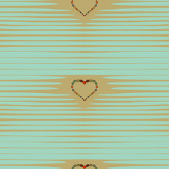 Heart abstract background vintage pattern. 