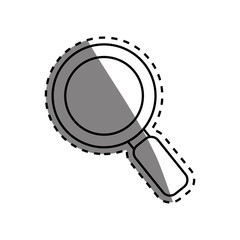 isolated magnifying glass icon vector illustration graphic design