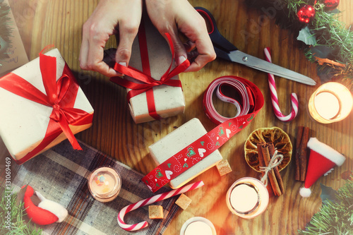 &quot;New Year gift packaging&quot; Stock photo and royalty-free images on Fotolia.com - Pic 131069469