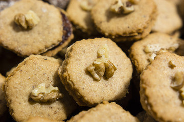 Candy with nuts.