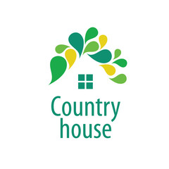 vector logo house