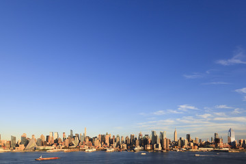 Fototapeta premium ニュージャージーからのマンハッタン