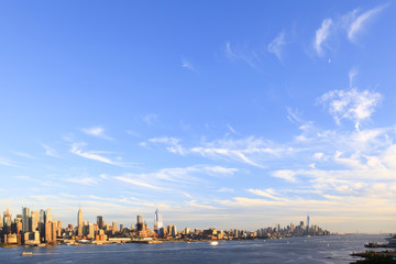 Obraz premium ニュージャージーからのマンハッタン