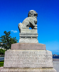 Obraz premium Statue of Chinese Lions 