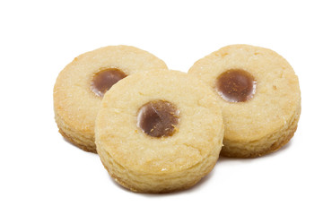 Shortbread mit Earl-Grey-Gelée, große Schärfentiefe