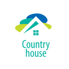 vector logo house