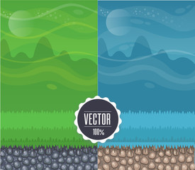 background for the menu and the game screen for casual gaming