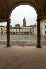 Palazzo Ducale on Piazza Castello in Mantua - Italy