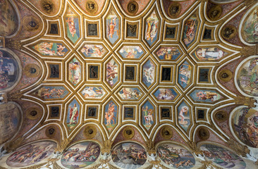  Palazzo Te in Mantua is a major tourist attraction. Mantua. Italy
