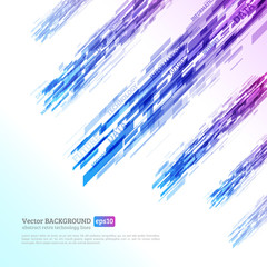 Abstract retro technology lines. Information transfer. Stream of information. Data transfer. Abstract techno background. Stock vector. eps 10