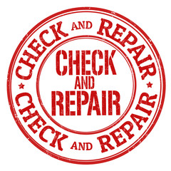 Check and repair sign or stamp