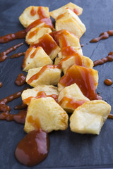 Patatas bravas (typical food spanish)