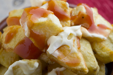 Patatas bravas (typical spanish)