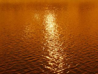 Sunset water background