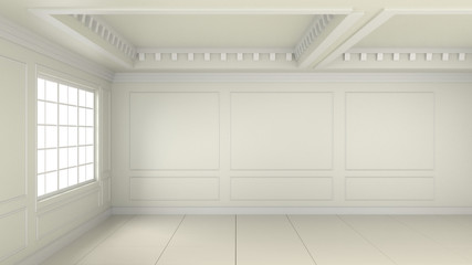 interior room 3d render