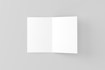 A5 / A4 Bifold White Blank Paper