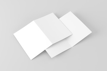 A5 / A4 Bifold White Blank Paper