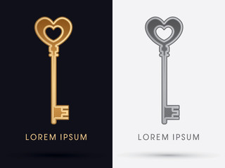 Luxury Key graphic vector