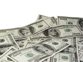 Cash. Money. US dollars. 100 dollar bills. one hundred dollar bills. paid.