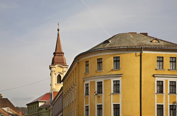 Obraz premium Holy Cross church in Watertown. Esztergom. Hungary