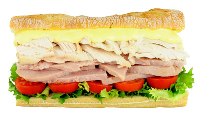 Chicken And Ham Salad Sandwich