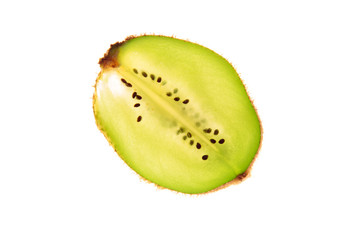 Fresh kiwi and slice.