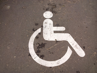 Parking for the disabled.