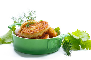 vegetable cutlets with cabbage