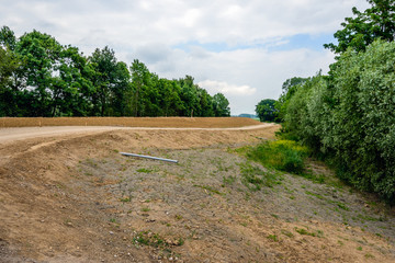 New embankment under construction
