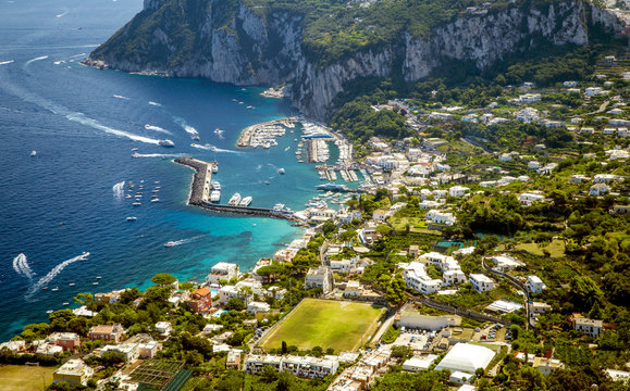 Capri Island in Italy
