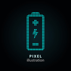 Barley - pixel illustration.