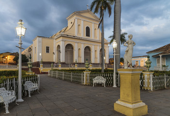 Obraz premium Kuba, Trinidad, Weltkulturerbe; Die Kirche der heiligen Dreifaltigkeit.