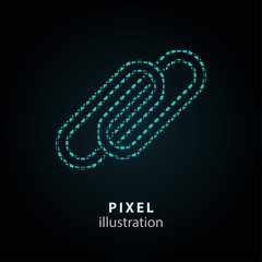 Link - pixel illustration.