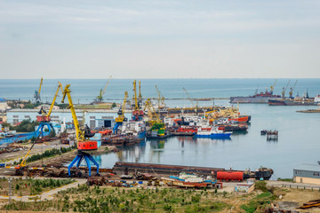 Industrial port, Baku