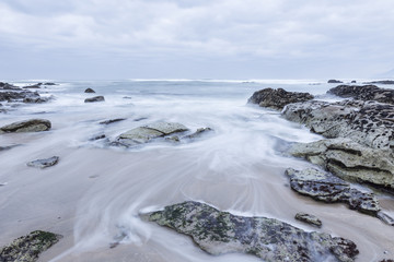 Temporal on the beach