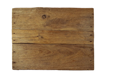 Old vintage planked wood board - rustic or rural background with free text space
