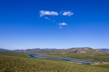 Am Fluss Orchon - Mongolei