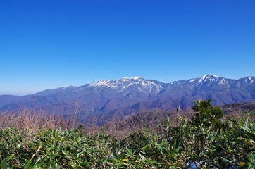 Obraz premium 日本三名山の白山