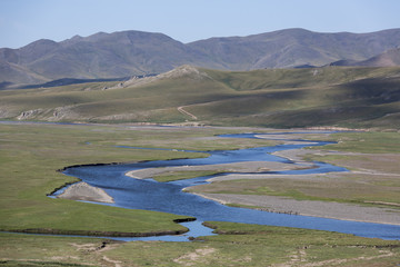 Am Fluss Orchon - Mongolei