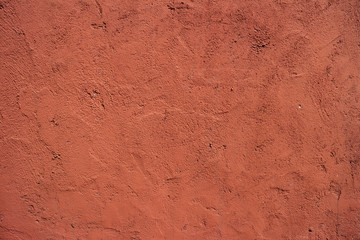 Cement Wall Background Red Color