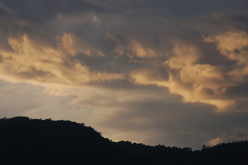 cloud above mountain