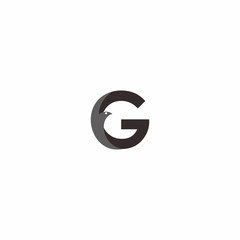 letter G Bird Logo