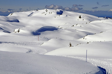 Ifen - Winter - Panorama - Gottesackerplateau - Schnee - Walsertal - Oberstdorf