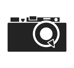 camera photographic drawing icon vector illustration design