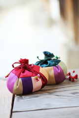 korean traditional a lucky bag,new year's image,신년,복주머니니