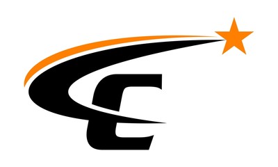 Star Swoosh Letter C