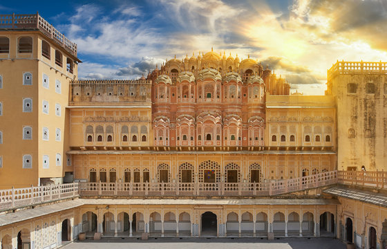 Hawa Mahal, the Palace of Winds, Jaipur, Rajasthan, India